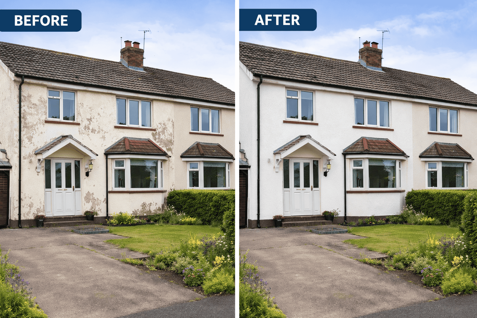 before and after house renovation in cumbria