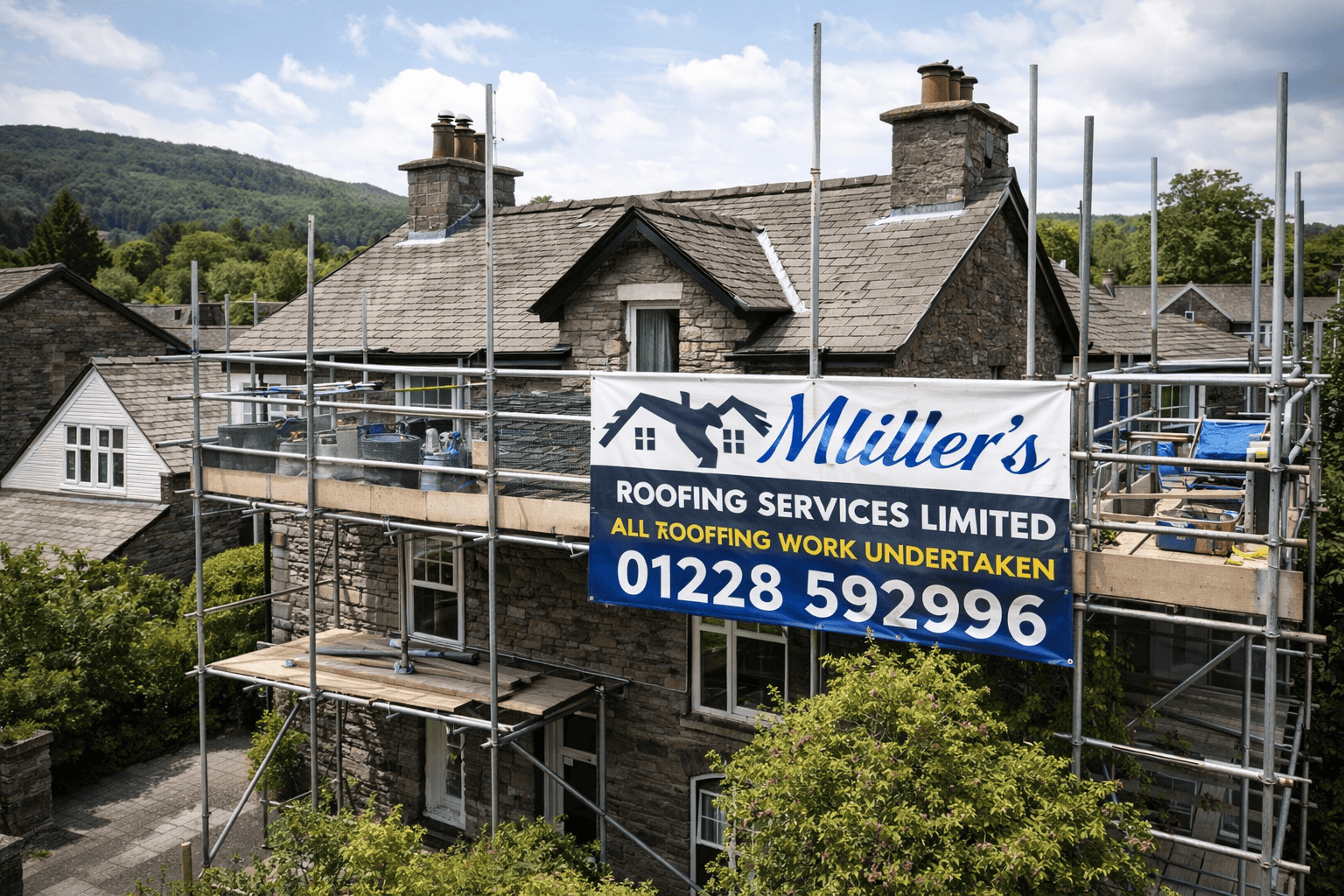 Ambleside roofing slate roof millers roofing services limited